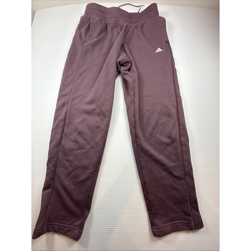 adidas Women's Relaxed Fit Drawstring Fleece Sweat Pants Size L